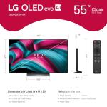 LG 55-Inch OLED 4K C5 Series Smart TV – HDR10+ & Dolby Atmos