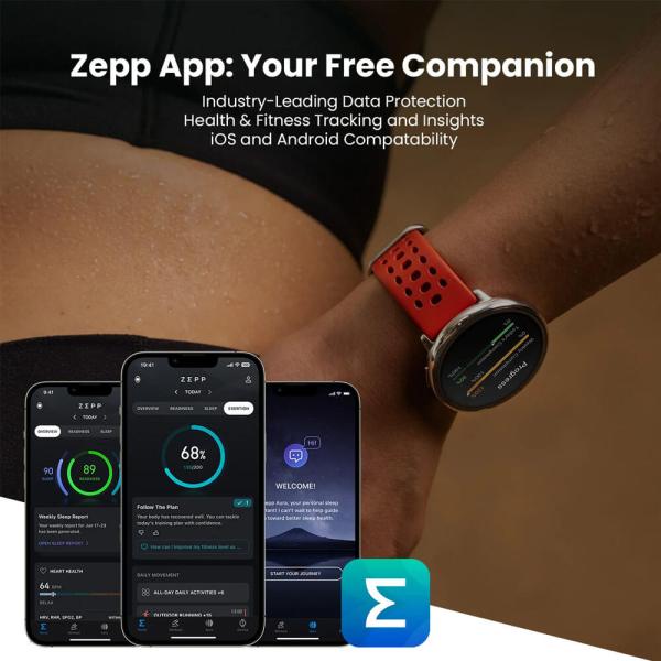 Amazfit Active 2 Smart Watch - Black Sport Silicone | Fitness & Health Tracker