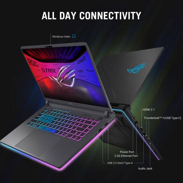 Asus 16” ROG Strix G16 Gaming Laptop – Intel Core i9 14900HX – NVIDIA GeForce RTX 5060 – 16GB RAM / 1TB SSD – WUXGA 165Hz – Windows 11 Home